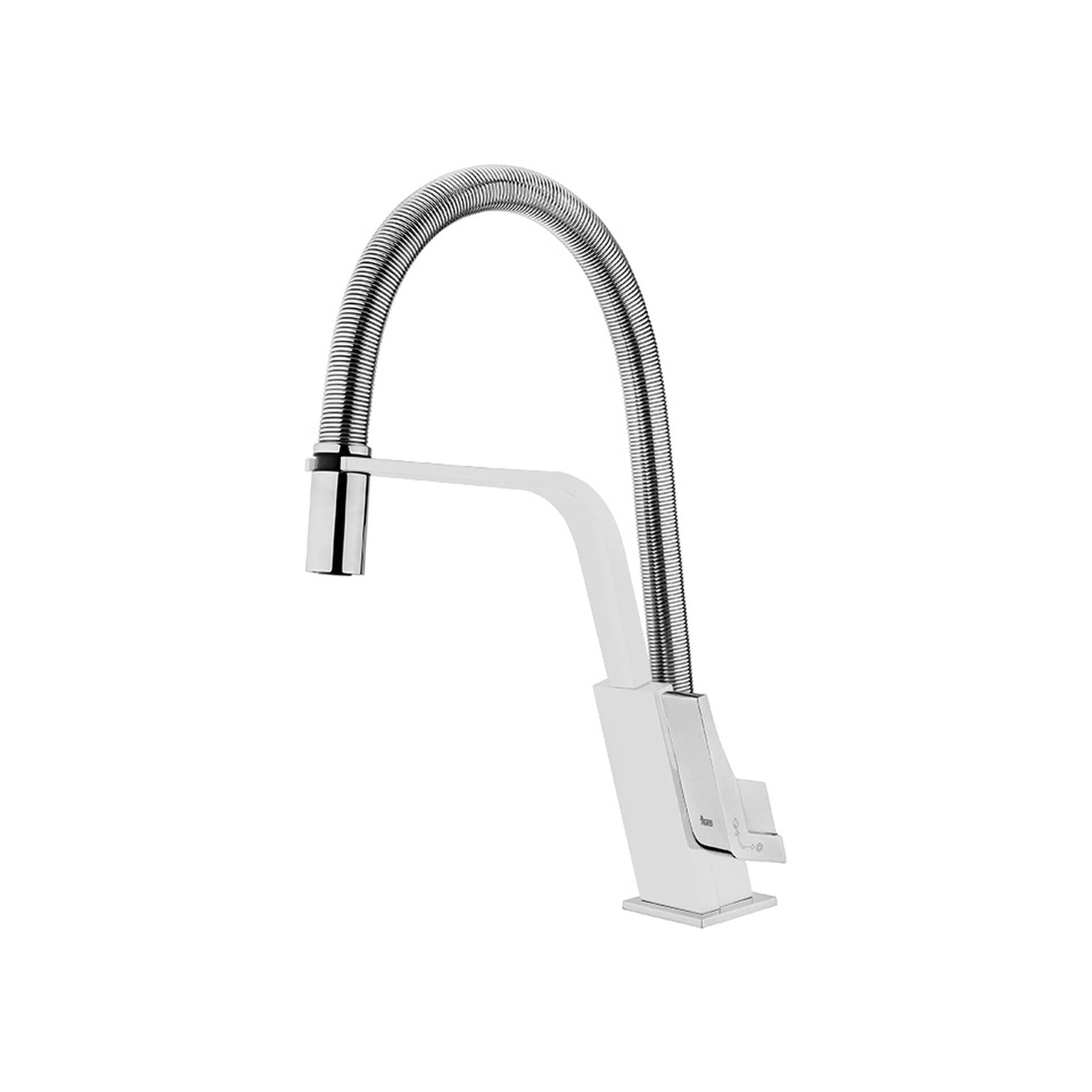 Grifo de cocina monomando IC 939 con caño giratorio y maneral extraíble
