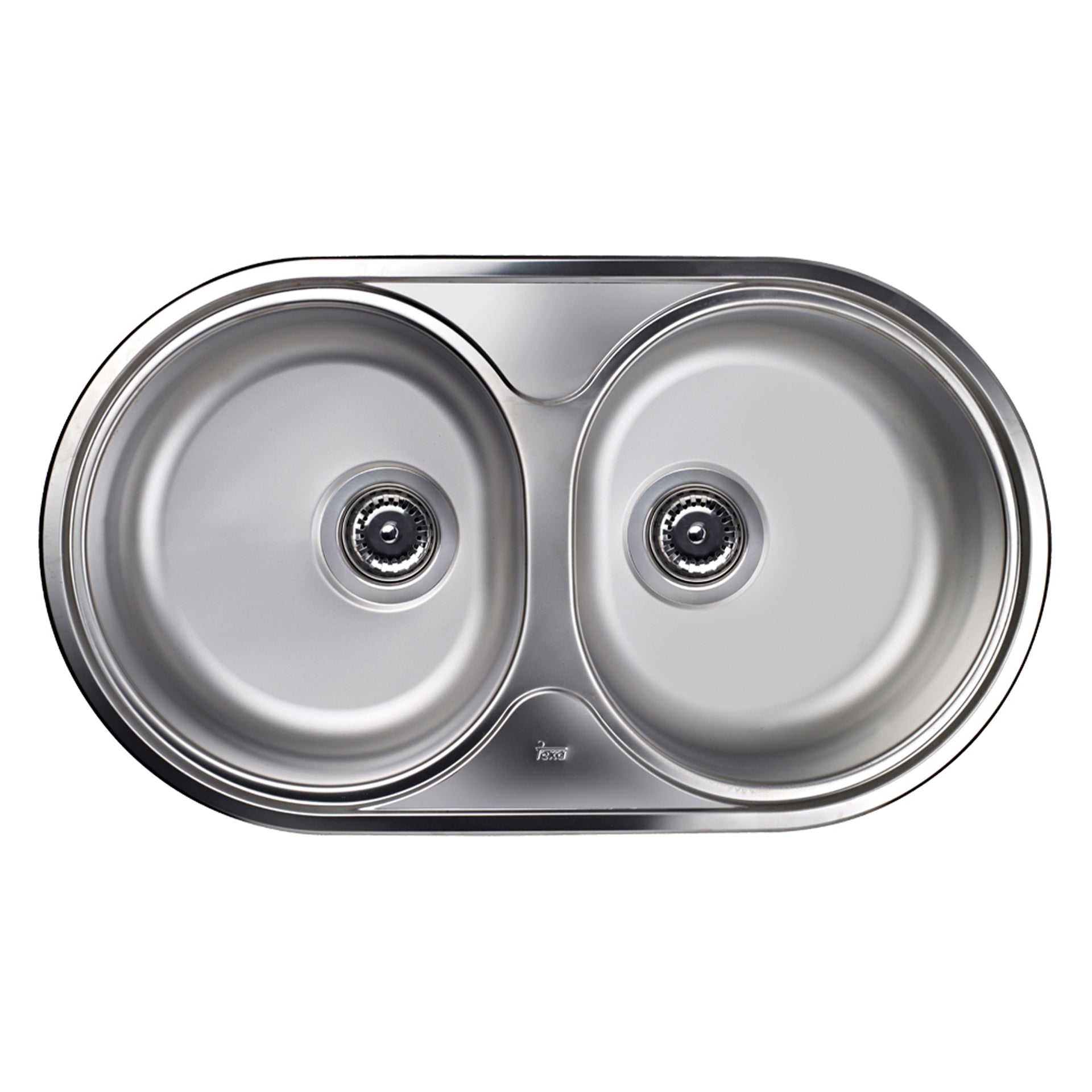 Fregadero de acero inoxidable Serie Sphera DR-78 2B de dos cubetas (1)
