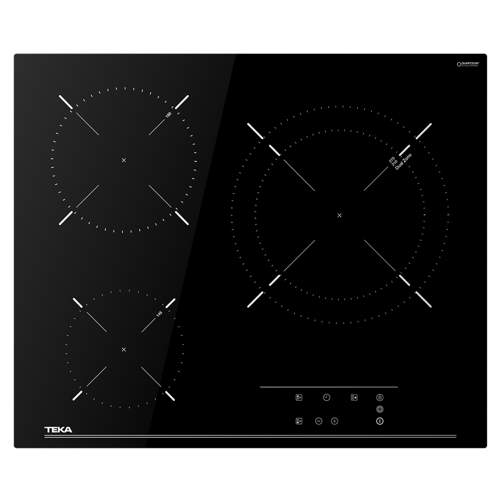 Vitrocerámica TB 6315 de 60 cm con 3 zonas con Touch Control (1)