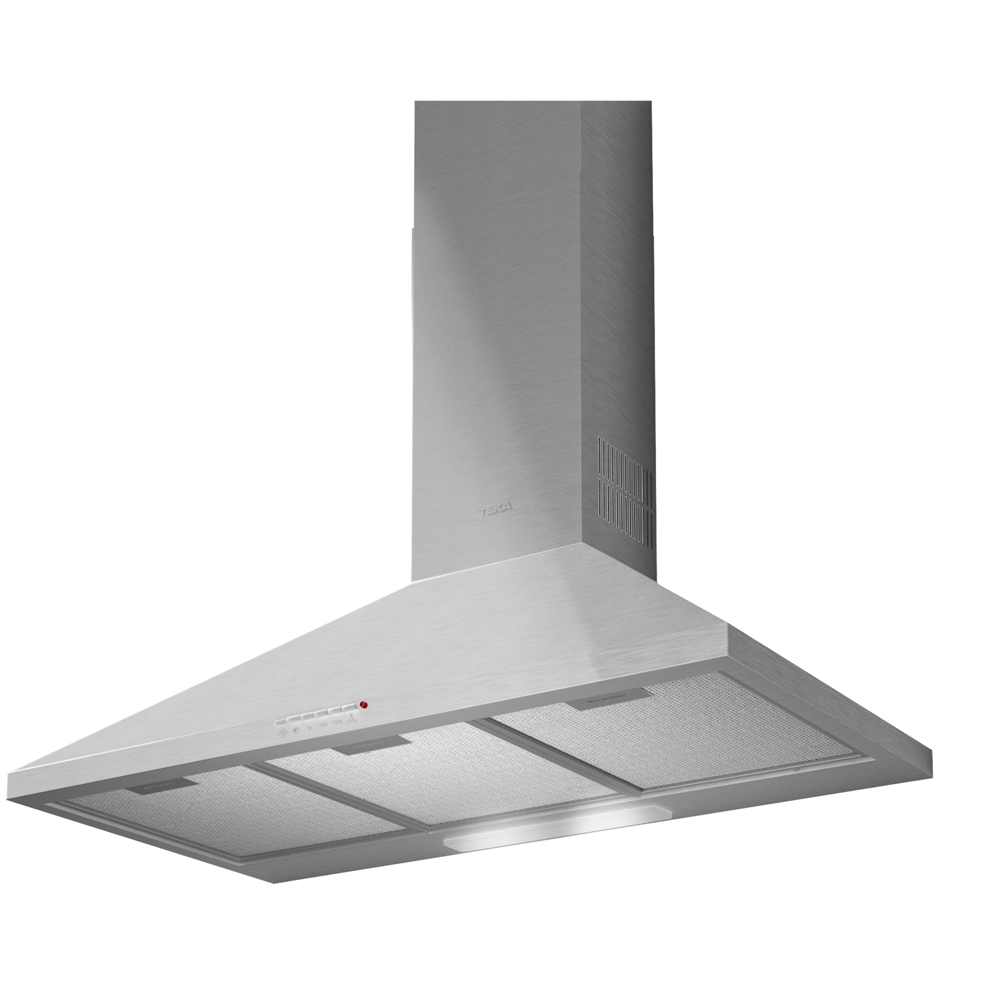 Campana Piramidal de pared DBB de 90 cm con mandos pulsantes (1)