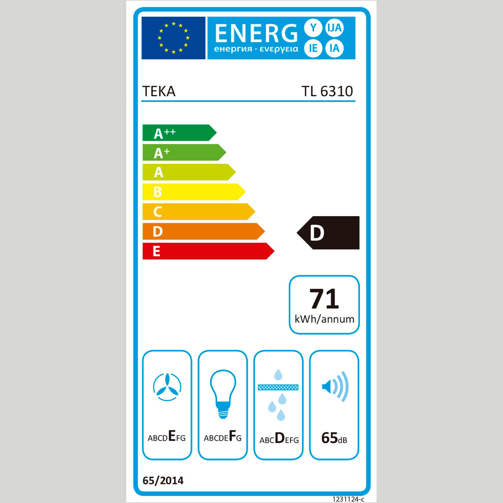 Campana Extensible TL 6310 BK de 60 cm con motor de doble turbina y 2 velocidades (2)