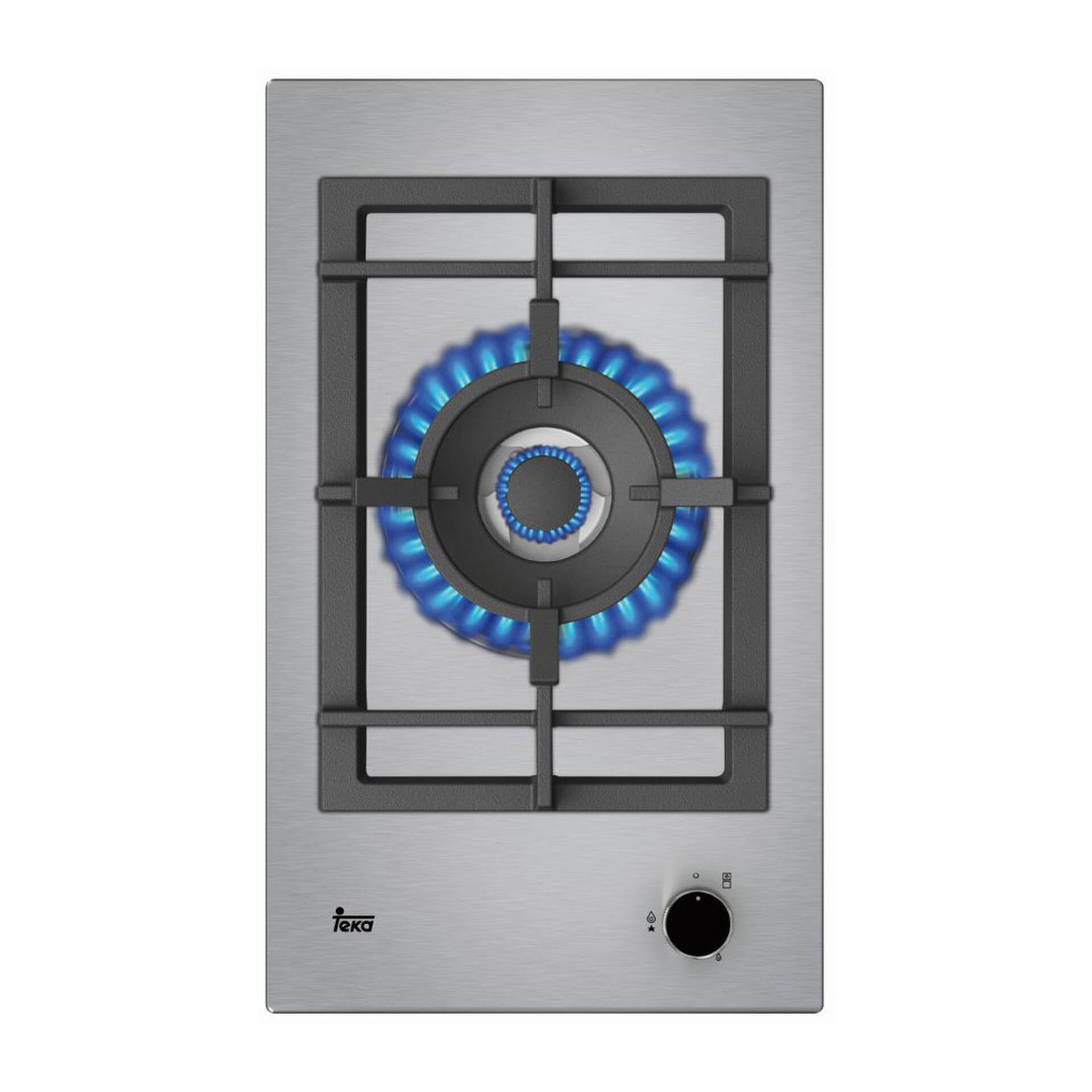 Placa modular EFX 30.1  de 30cm con mando frontal de gas butano