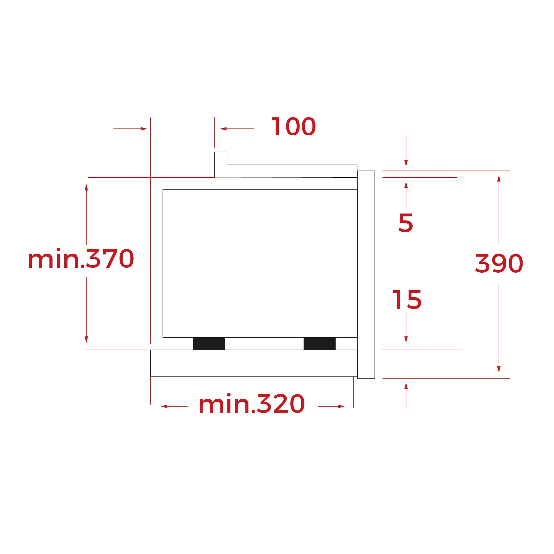 Microondas mecánico de integración MB 620 BI SS de 20L (7)