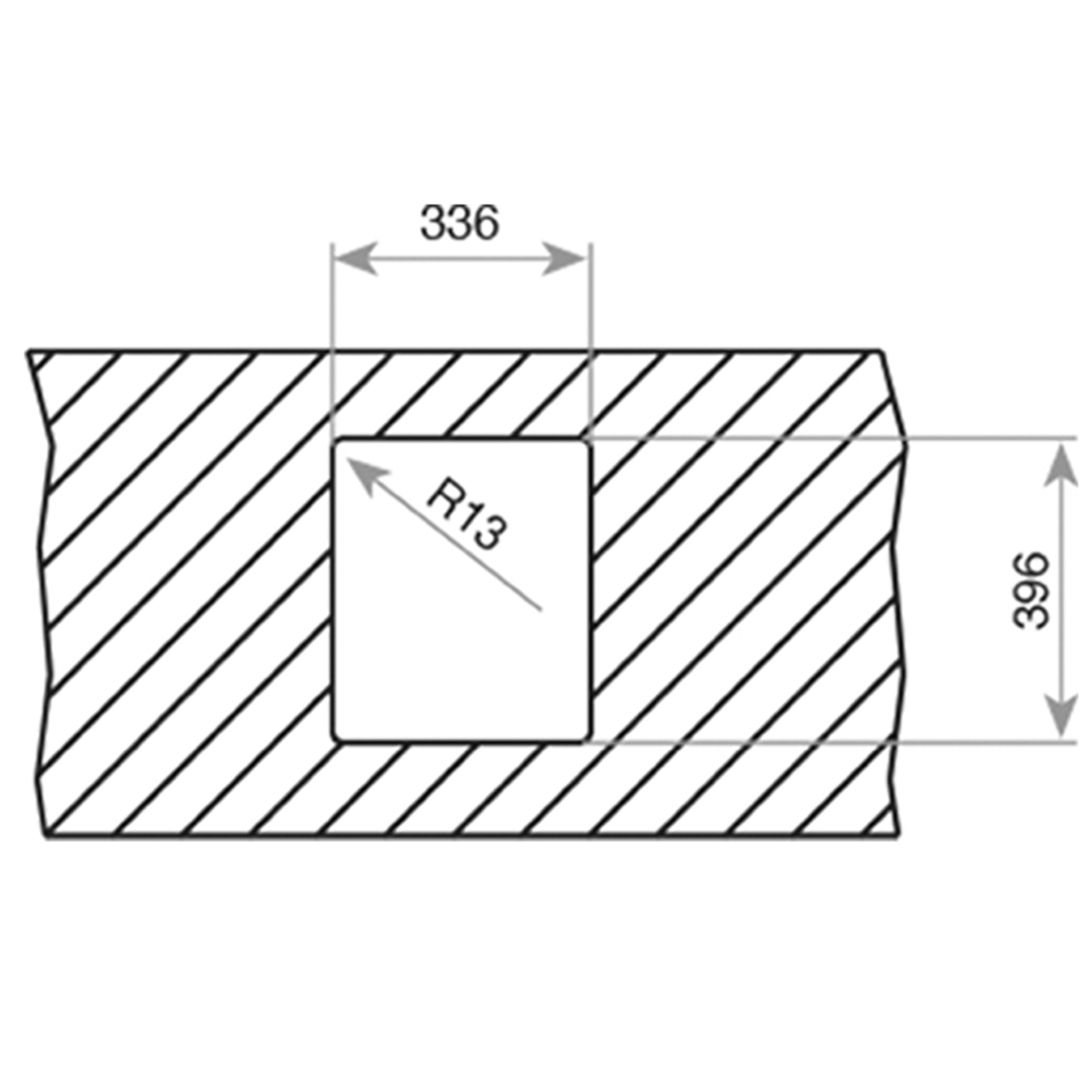 Fregadero Be Linea RS15 34.40 bajo encimera con una cubeta de 34 cm y SilentSmart (3)