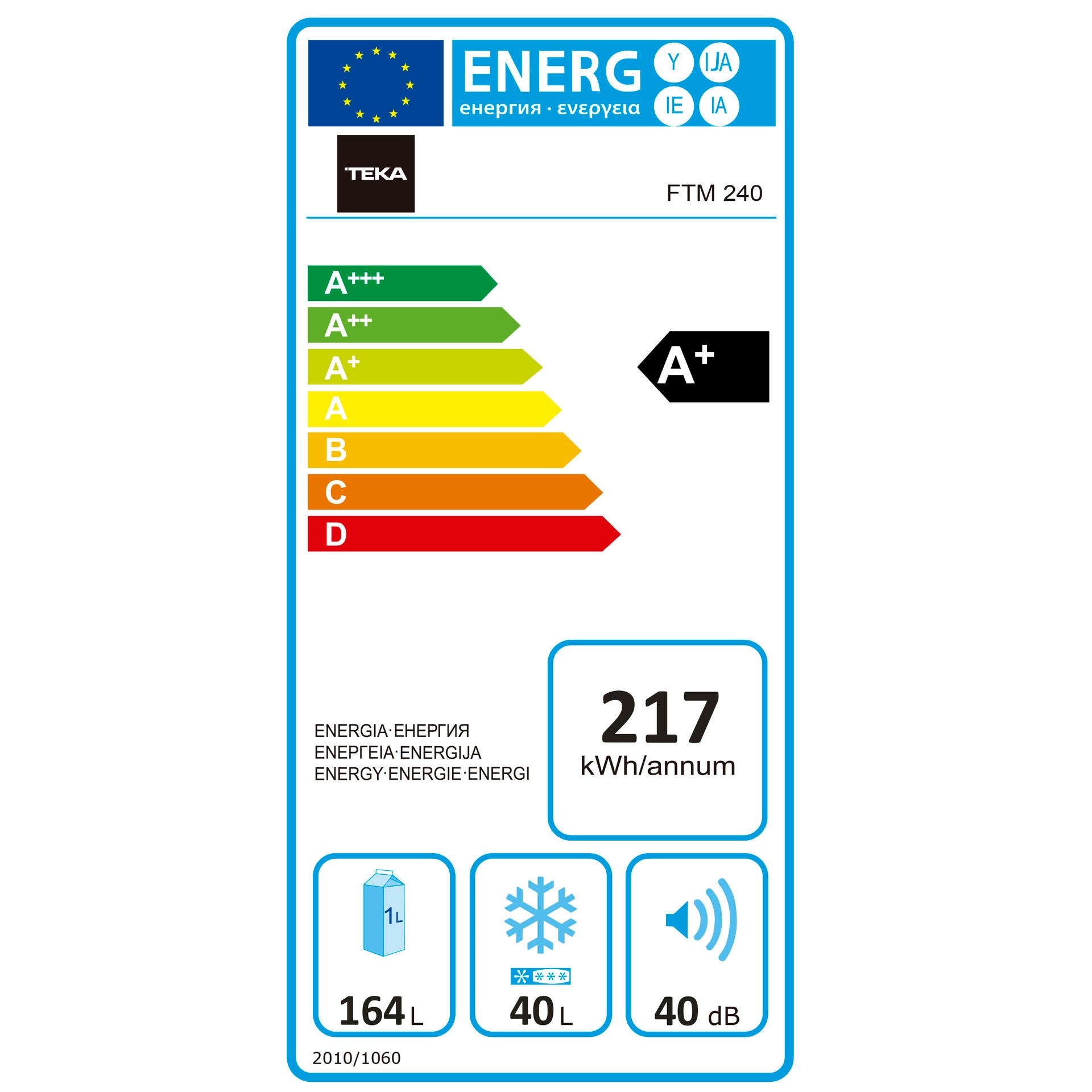 Frigorífico libre instalación Defrost de 143 cm con 2 Puertas y Cajón FreshBox (5)