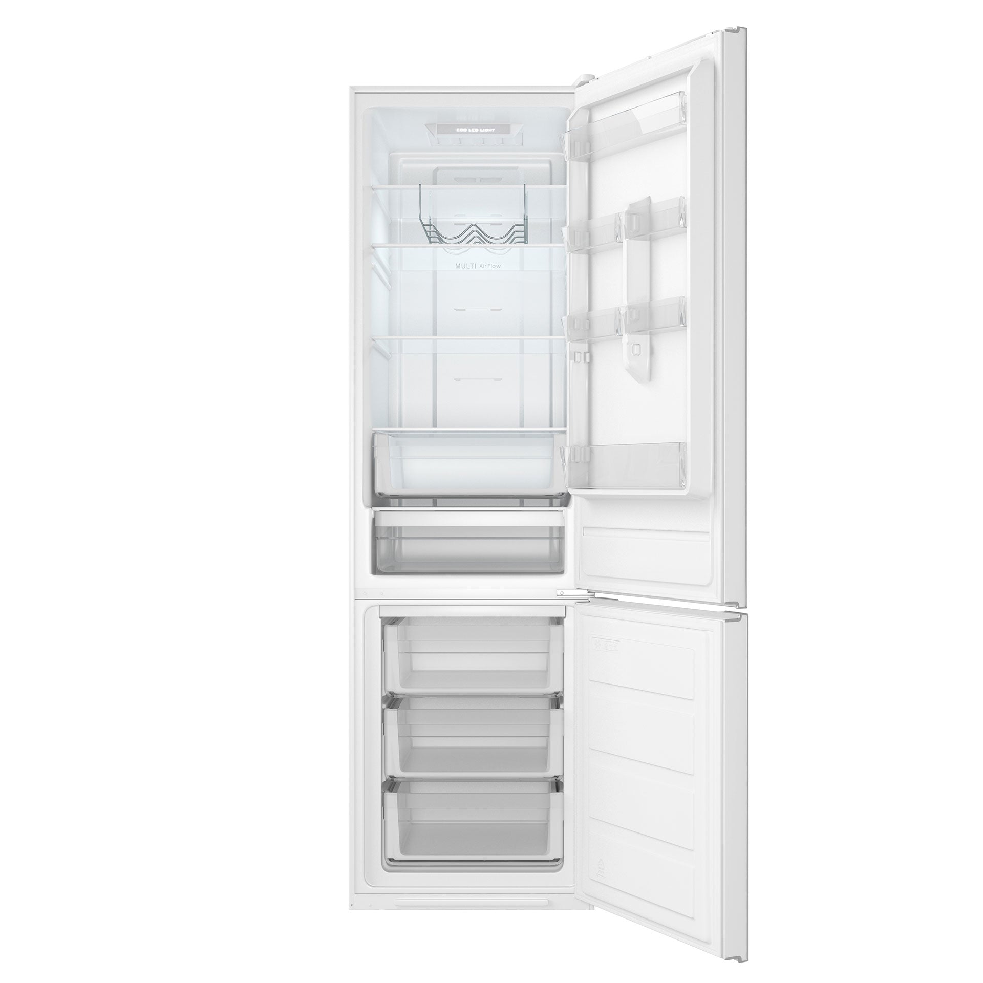 Frigorífico Combi NFL 430 No Frost Total de 200 cm con 2 puertas y Display electrónico en color blanco (1)