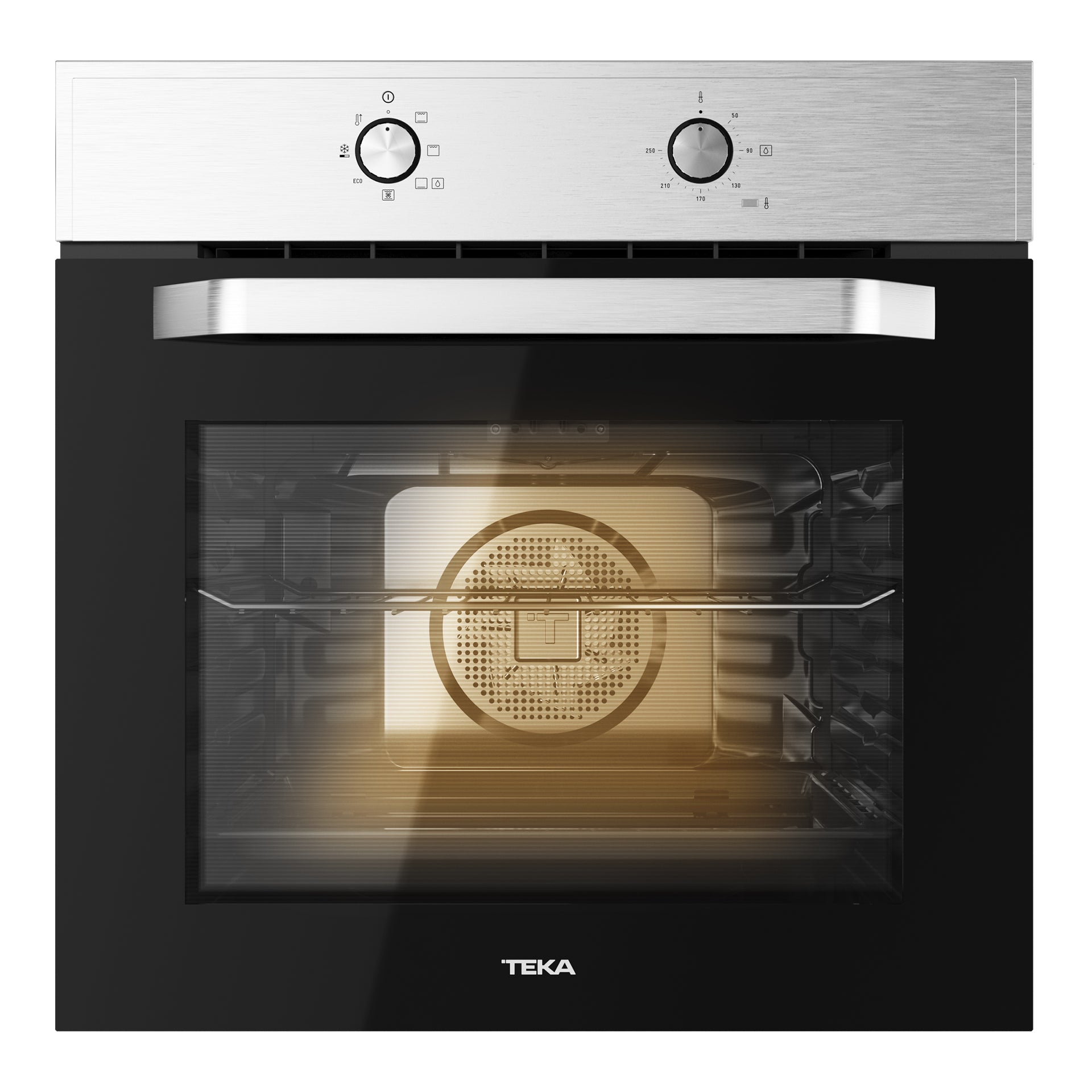 Horno multifunción HCB 6415 con 6 funciones de cocción y mandos escamotables (1)