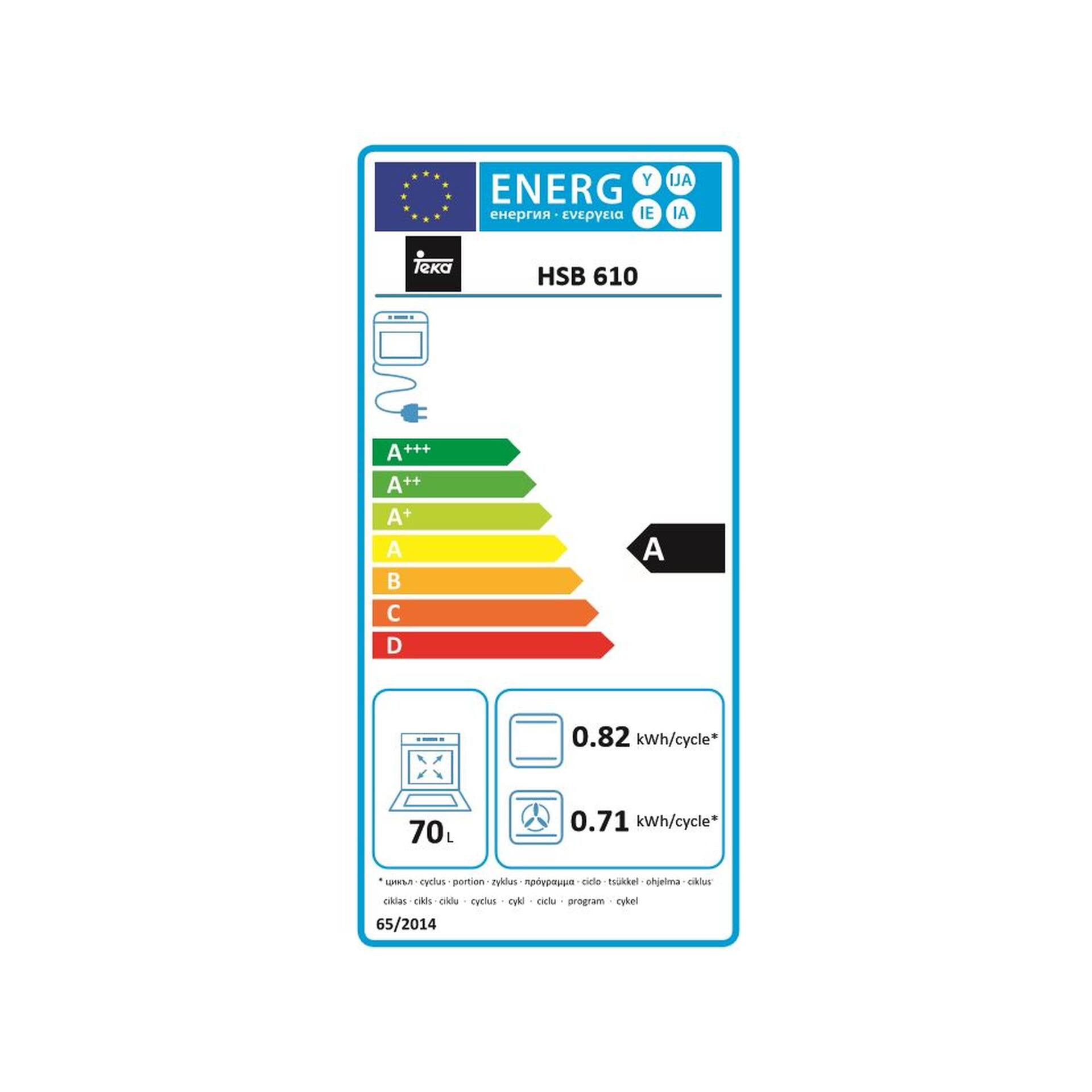 Horno Multifunción HSB 610 de 60 cm con HydroCleanECO (3)