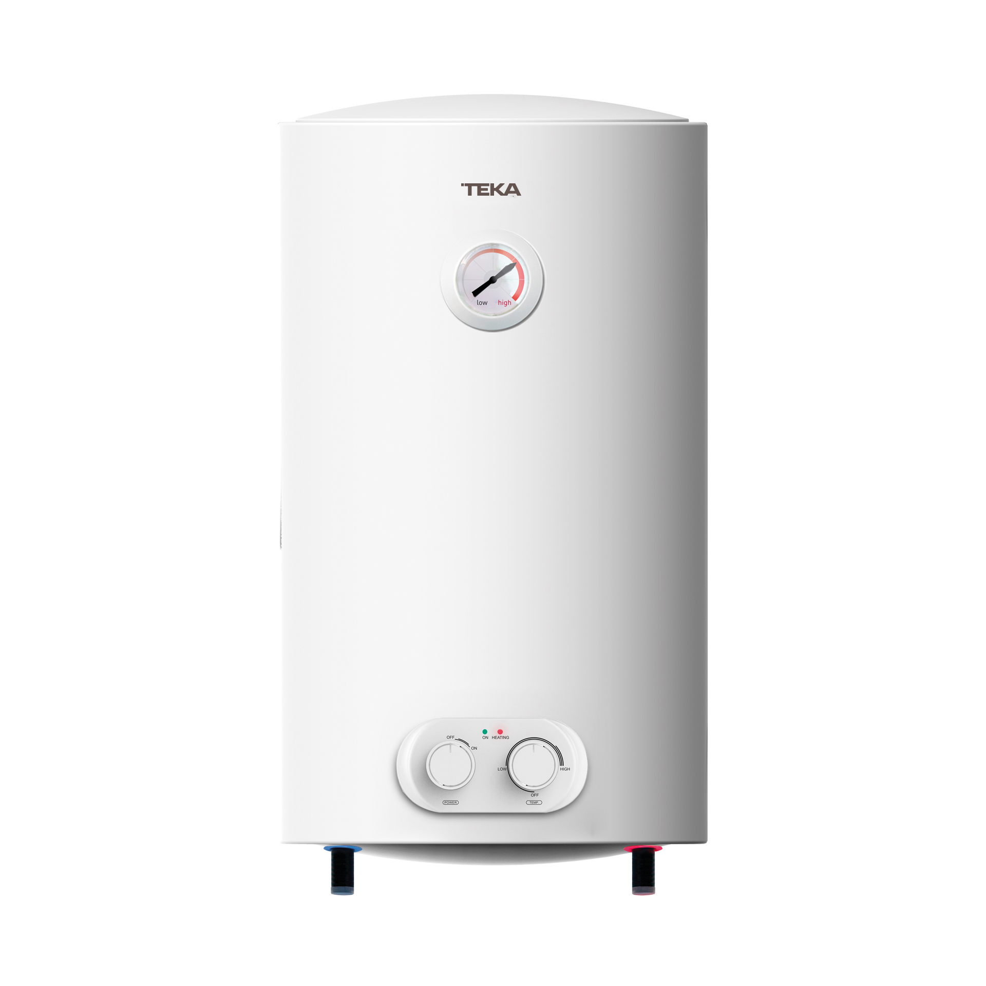 Termo eléctrico EWH 80 H VR01 de 80 litros con instalación vertical y horizontal