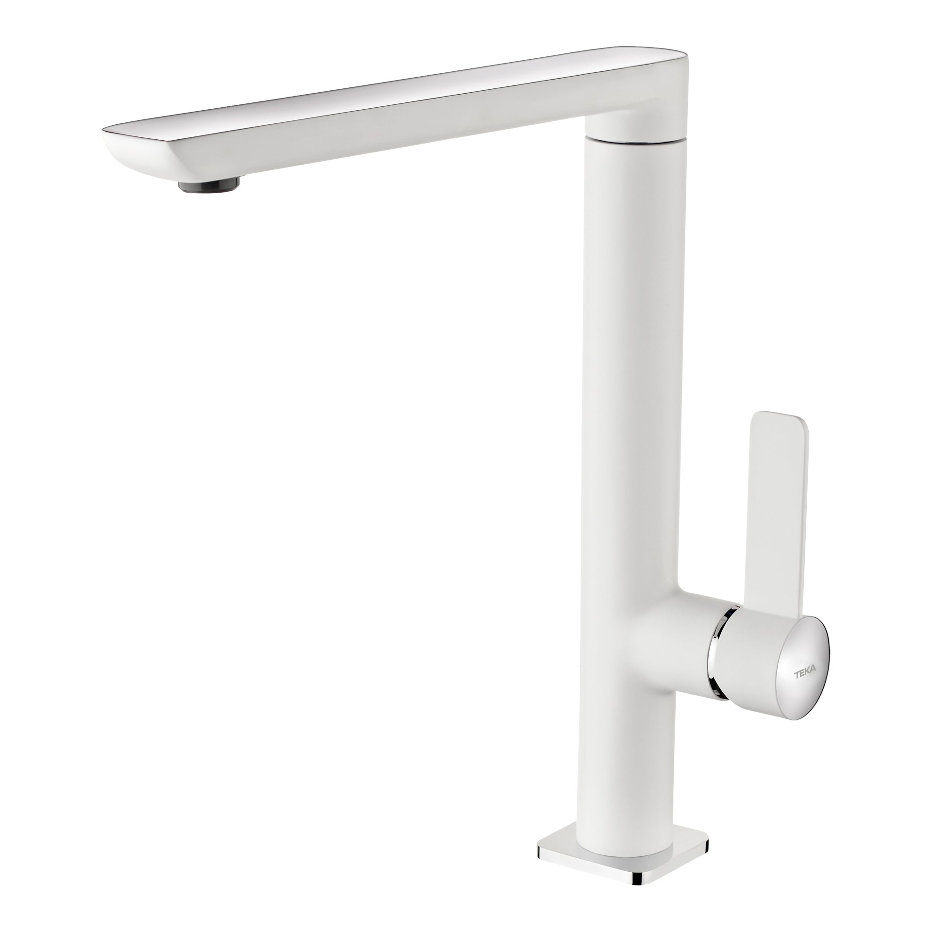 Grifo de cocina monomando FO 915 de caño alto giratorio con diseño minimalista