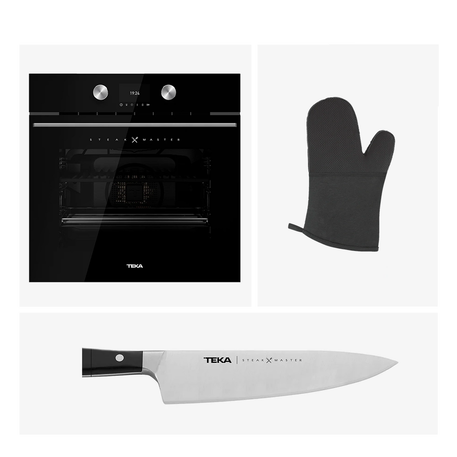 Horno pirolítico multifunción SteakMaster con función especial para carnes a la barbacoa (1)