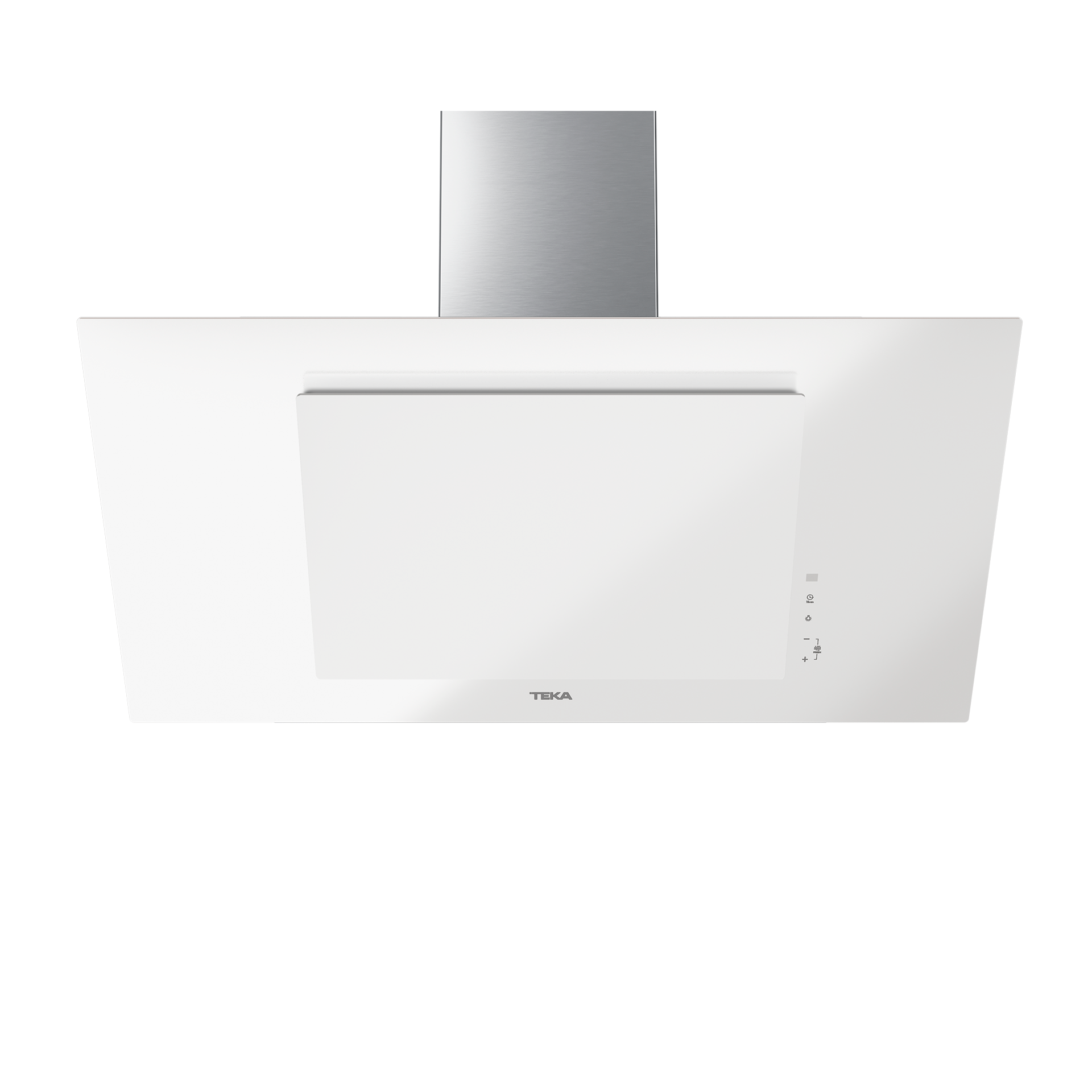 Campana decorativa vertical DVT PRO 98780 TC en 90cm A+++ con función FreshAir y extracción perimetral
