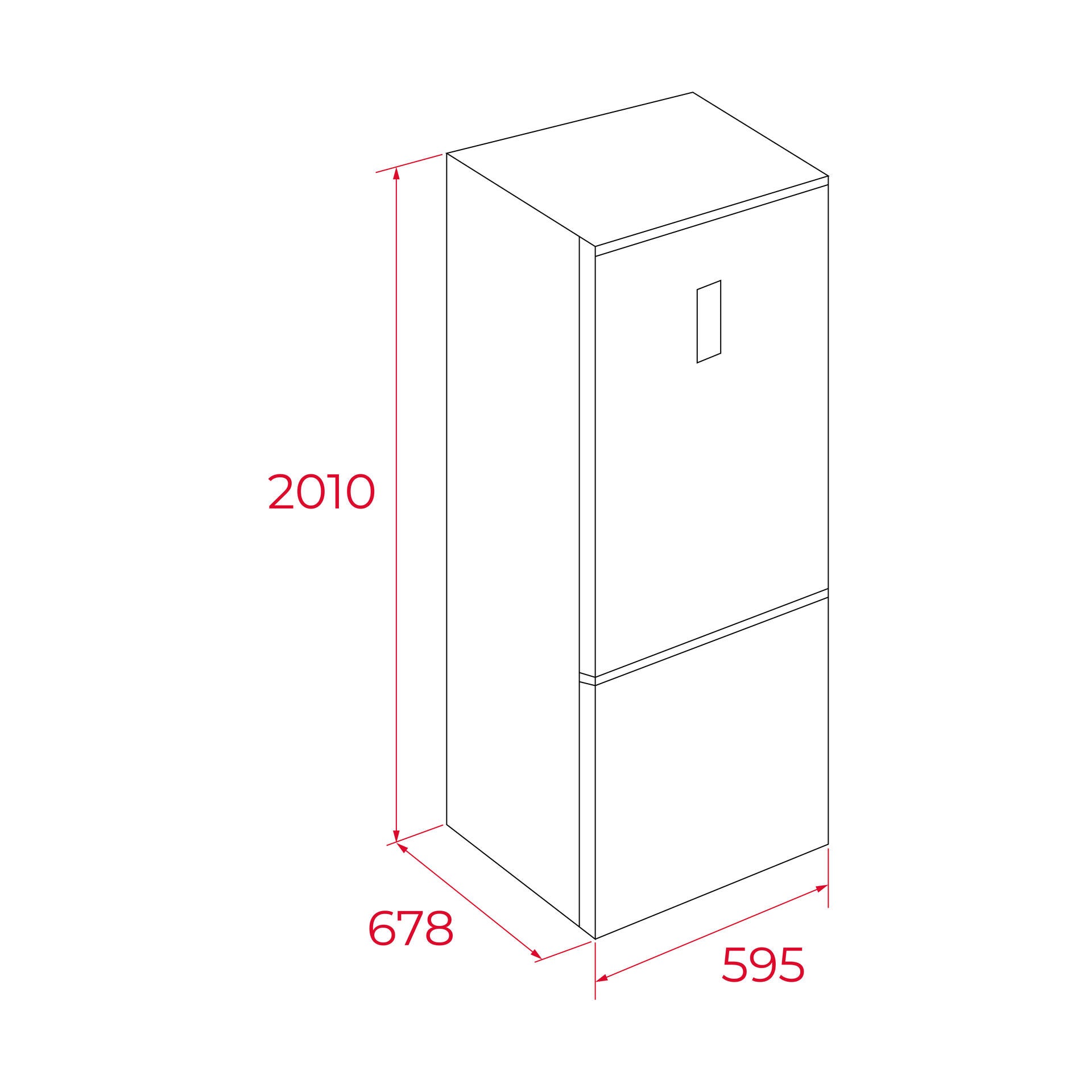Frigorífico RBF 78650 de libre instalación LongLife No Frost con columna metal cool (2)