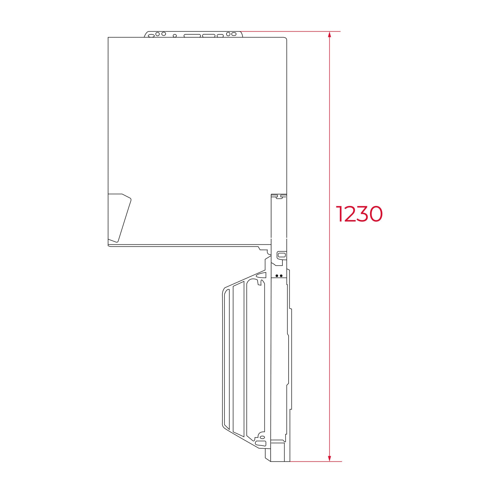 Frigorífico Combi NFL 355 SS LongLife No Frost con 2 puertas y display electrónico (5)