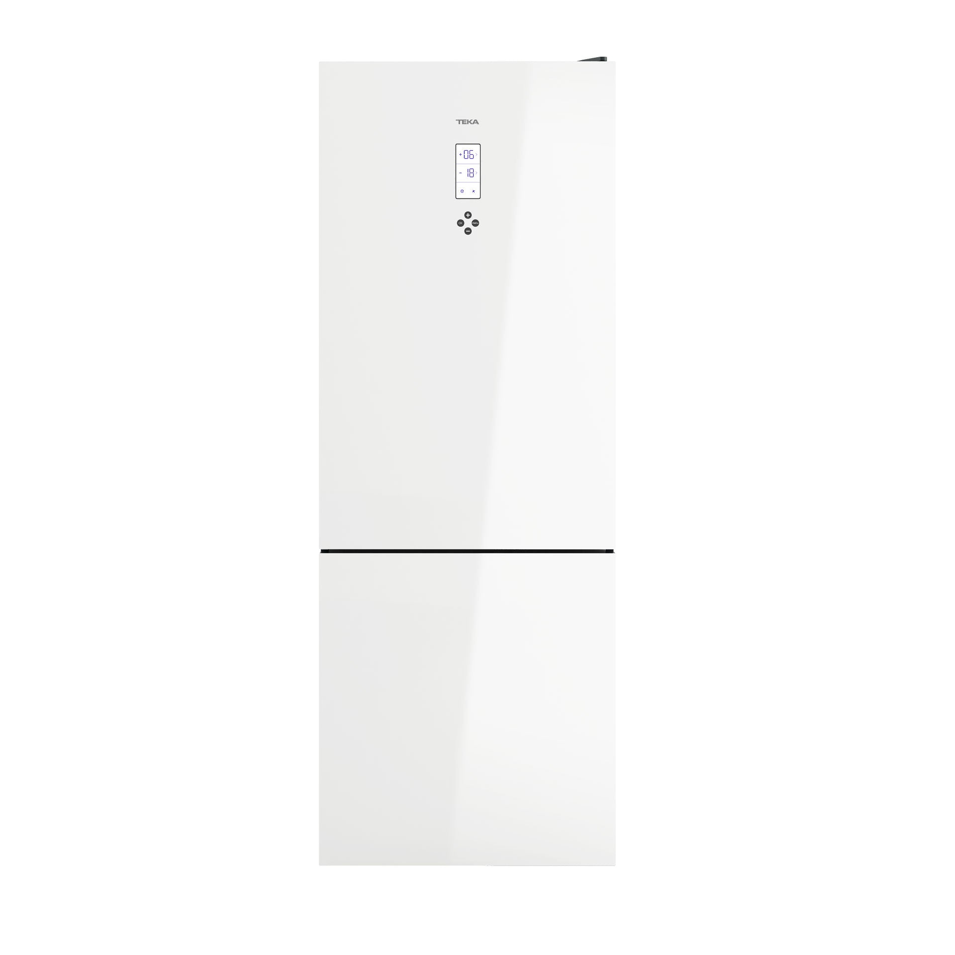 Frigorífico combi RBF 78725 No Frost de gran capacidad 192x70 cm con motor inverter y puerta de cristal