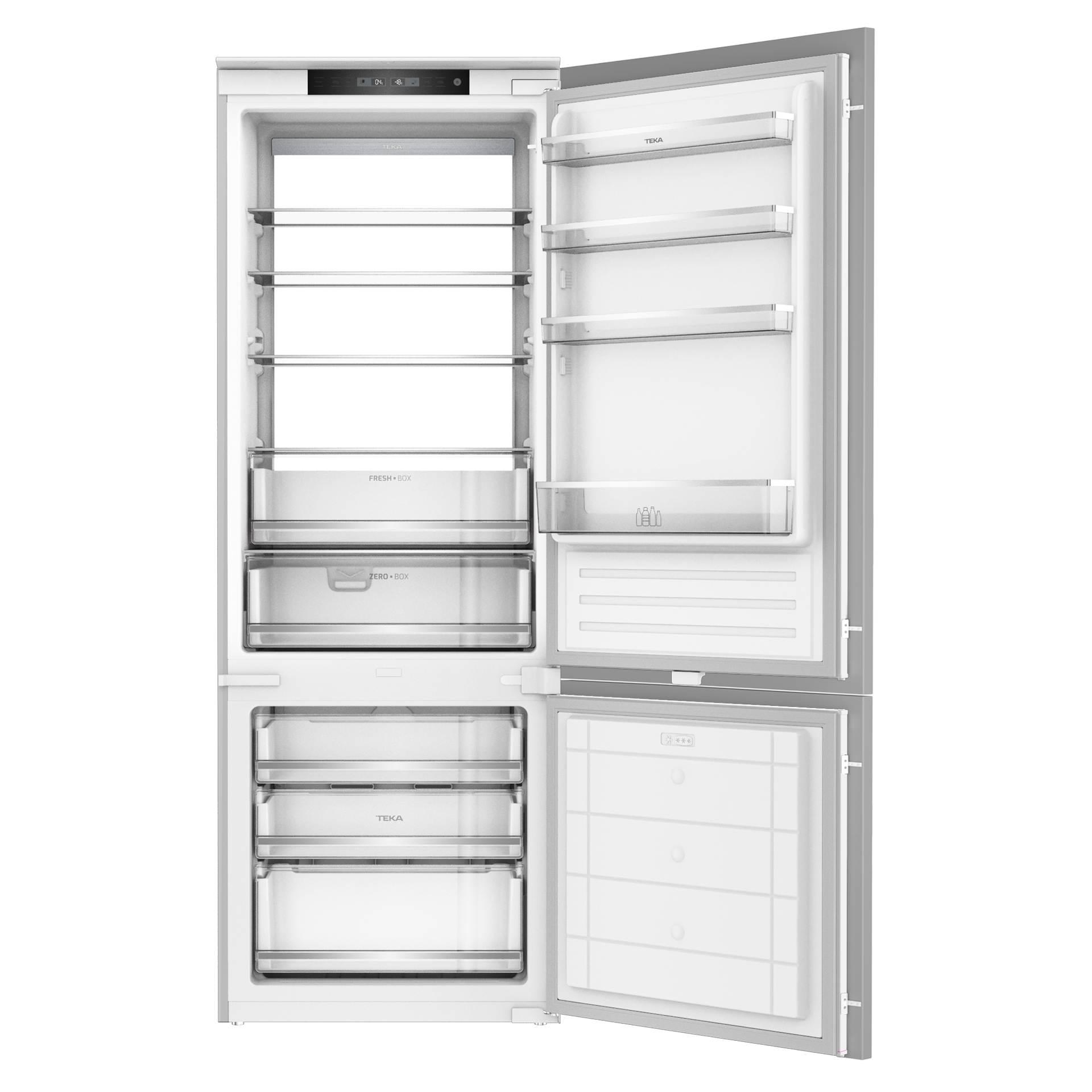 Frigorífico combi RBF 78780 FI No Frost integrable por sistema de guía deslizante