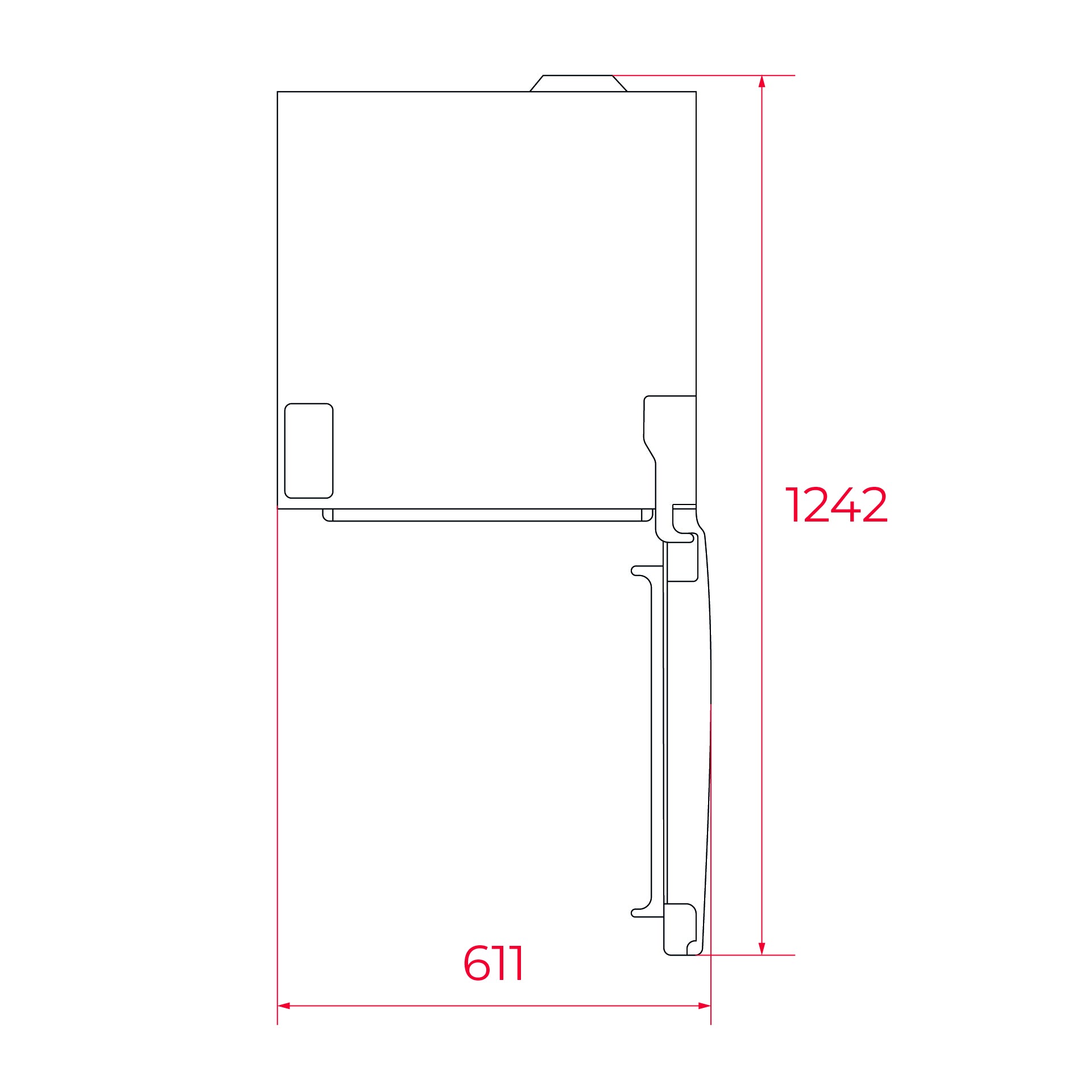 Frigorífico combi RBF 3420 No Frost de 185x60cm con motor inverter en color blanco (5)