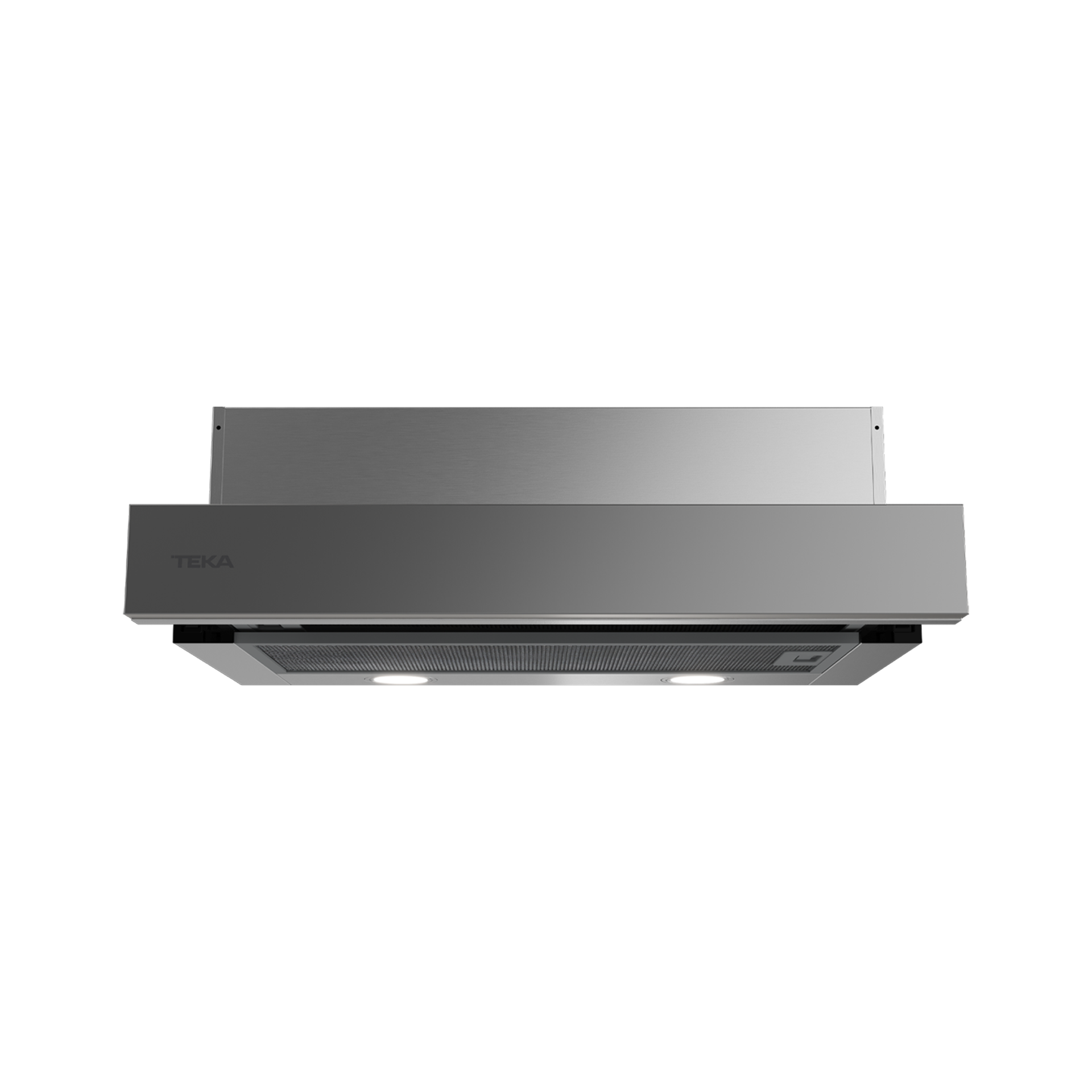 Campana extraíble PLR 6320 de 60 cm, recirculación con salida frontal y 2 filtros incluidos
