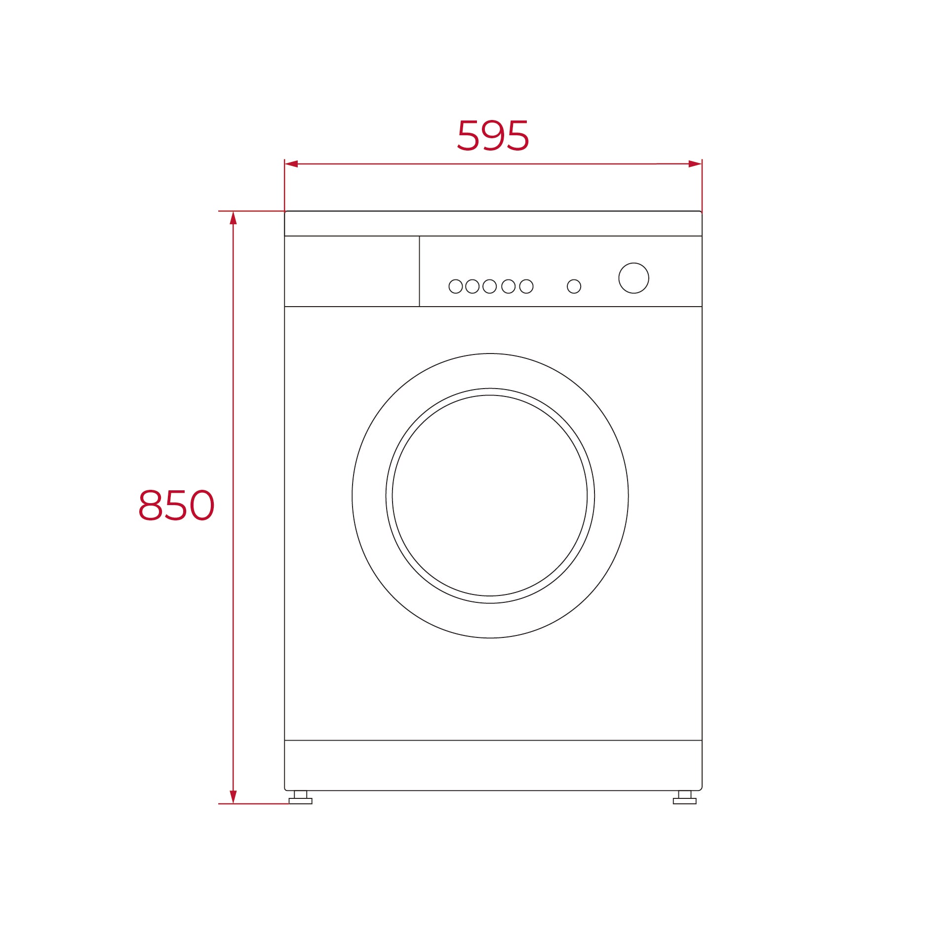 Lavadora de libre instalación WMK 40740 con Motor Inverter, 15 programas y capacidad de lavado de 7 kg (2)
