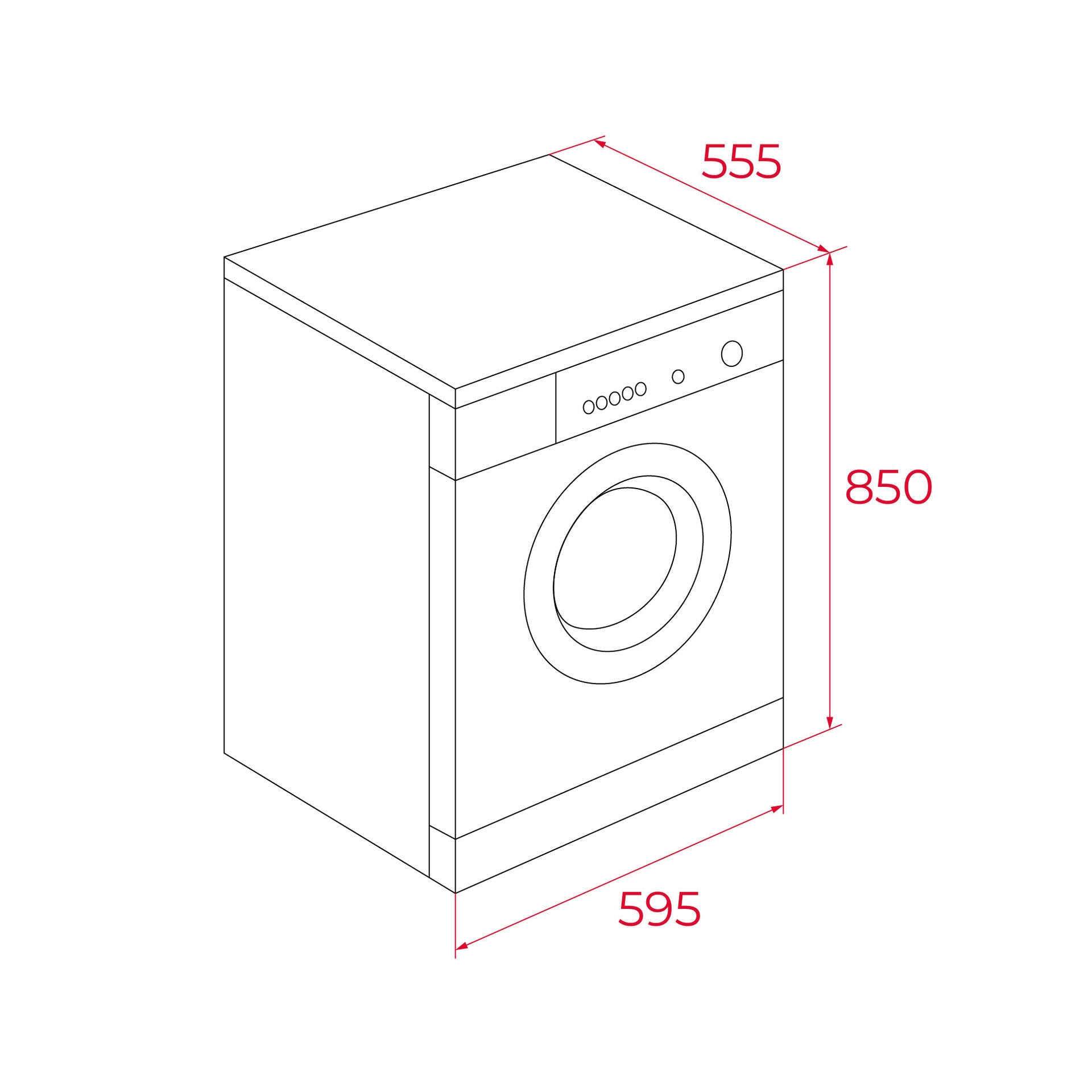 Lavadora de libre instalación WMK 40940 WH con Motor Inverter, 15 programas y capacidad de lavado de 9 kg (1)