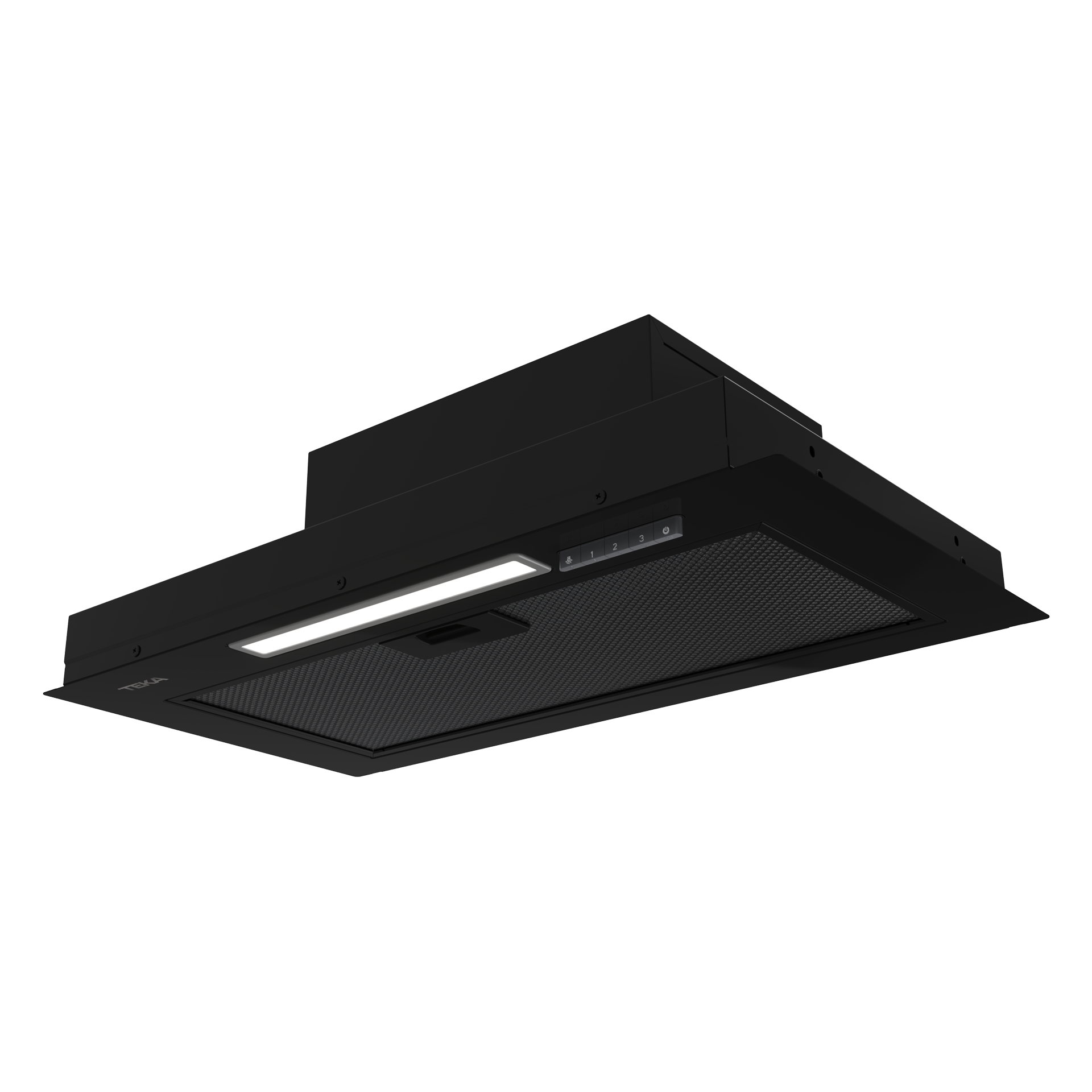 Campana integrada diseño invisible INTEGRA GFI 63030, fácil de instalar y con espacio para almacenamiento (2)