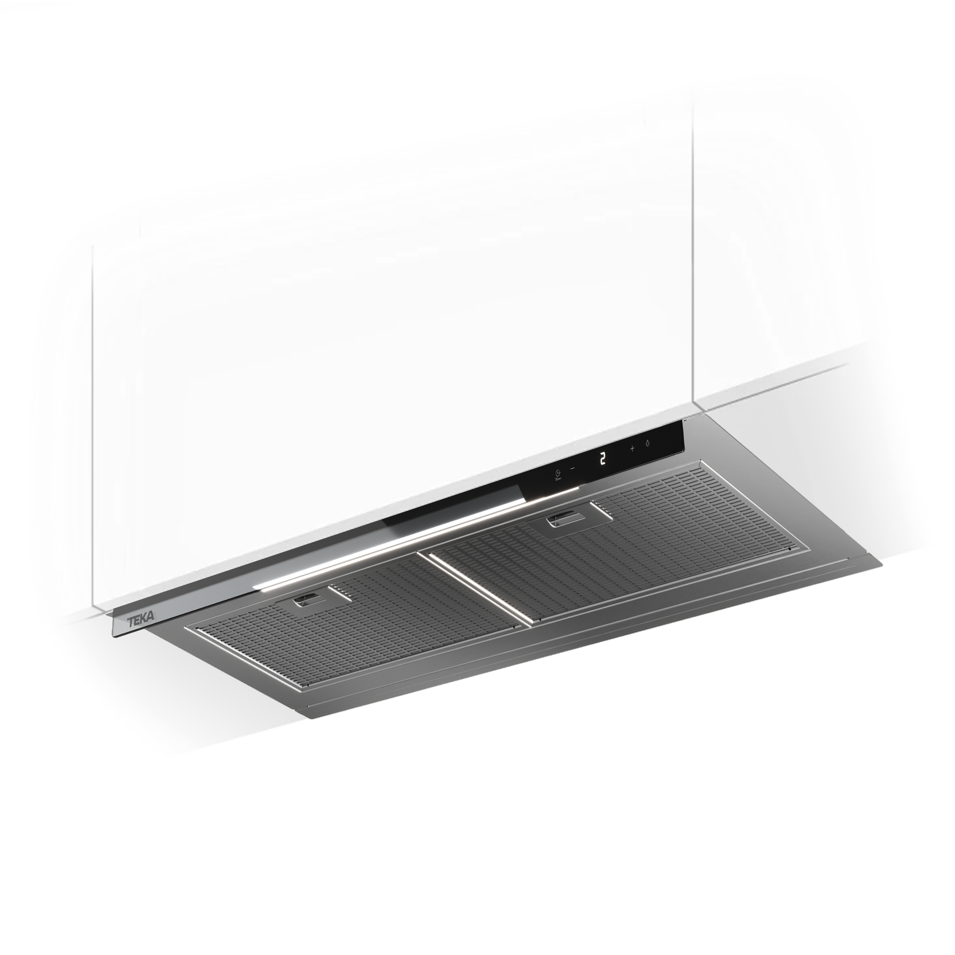 Campana integrada diseño invisible Integra GFI 97350, fácil de instalar y con espacio para almacenamiento