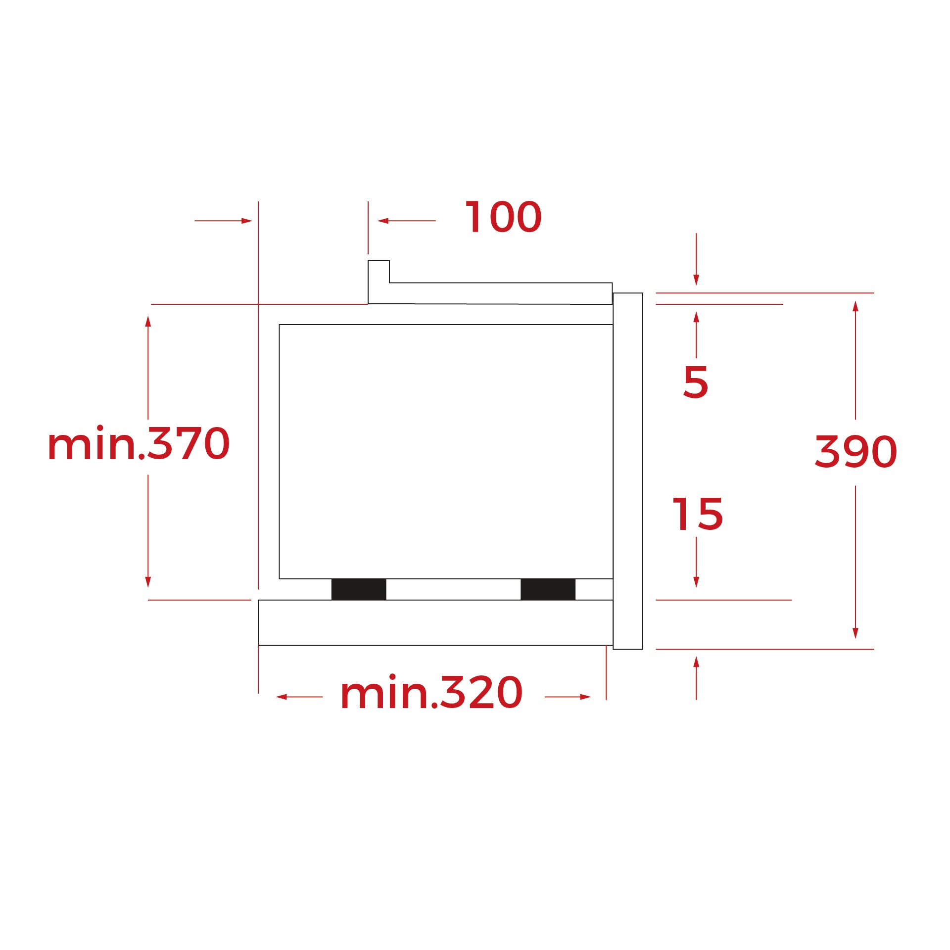 Microondas integrable NEO MS 6200 BIH con 3 menús de acceso directo y control táctil (7)