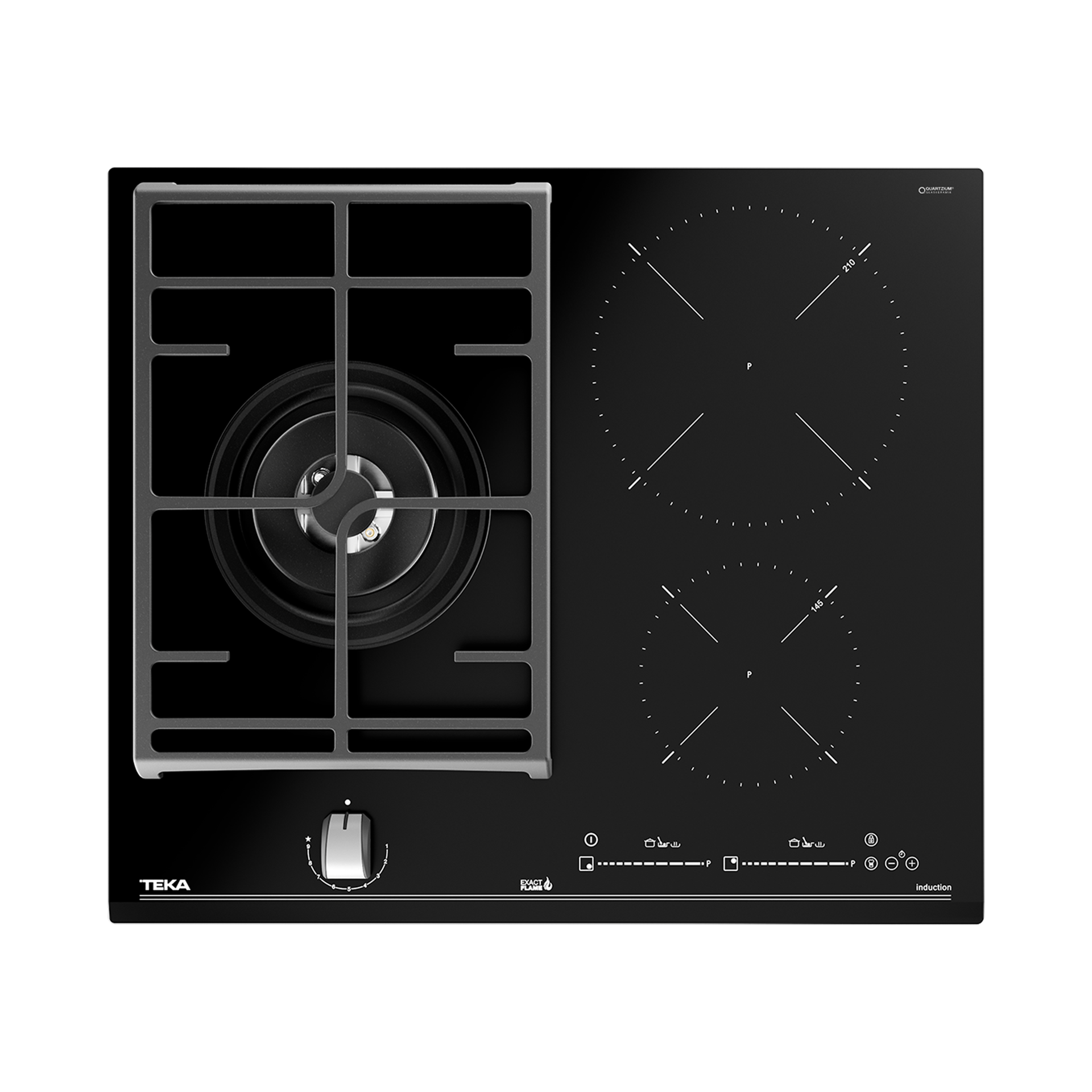 Placa Hybrid JZC 63312 AB de 60cm con funciones directas y 3 zonas (1)