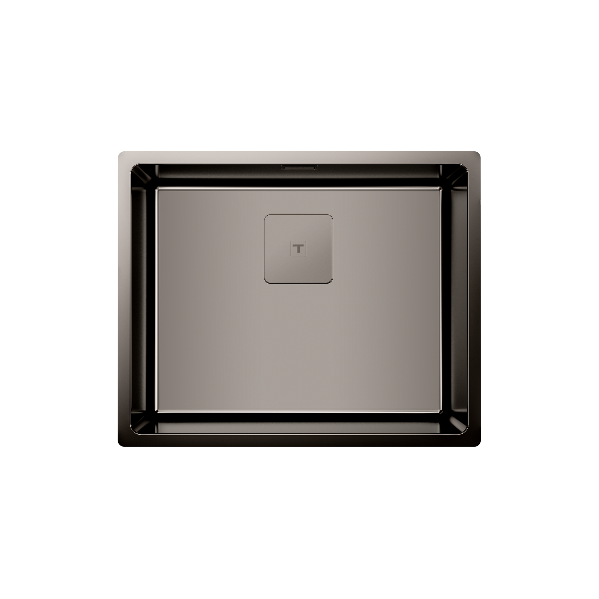 Fregadero Metallic Edition con una cubeta y acabado pvd titanium (1)