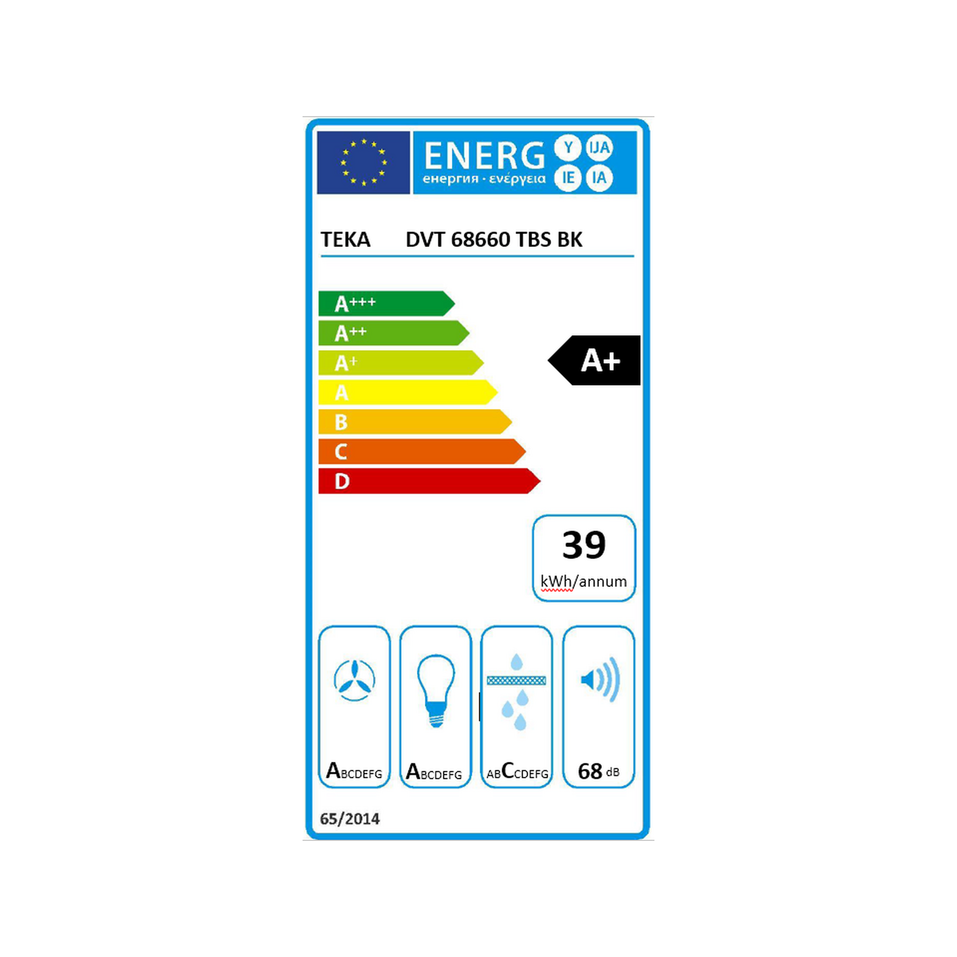 Campana decorativa vertical DVT Pro 68660 de 60cm de aspiración perimetral y función FreshAir (3)