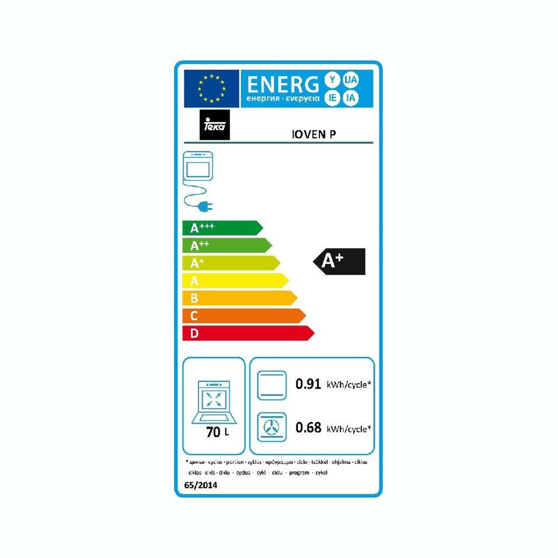 Pack Horno pirolítico multifunción iOven P con pantalla táctil a color + Bandeja SteamBox (3)