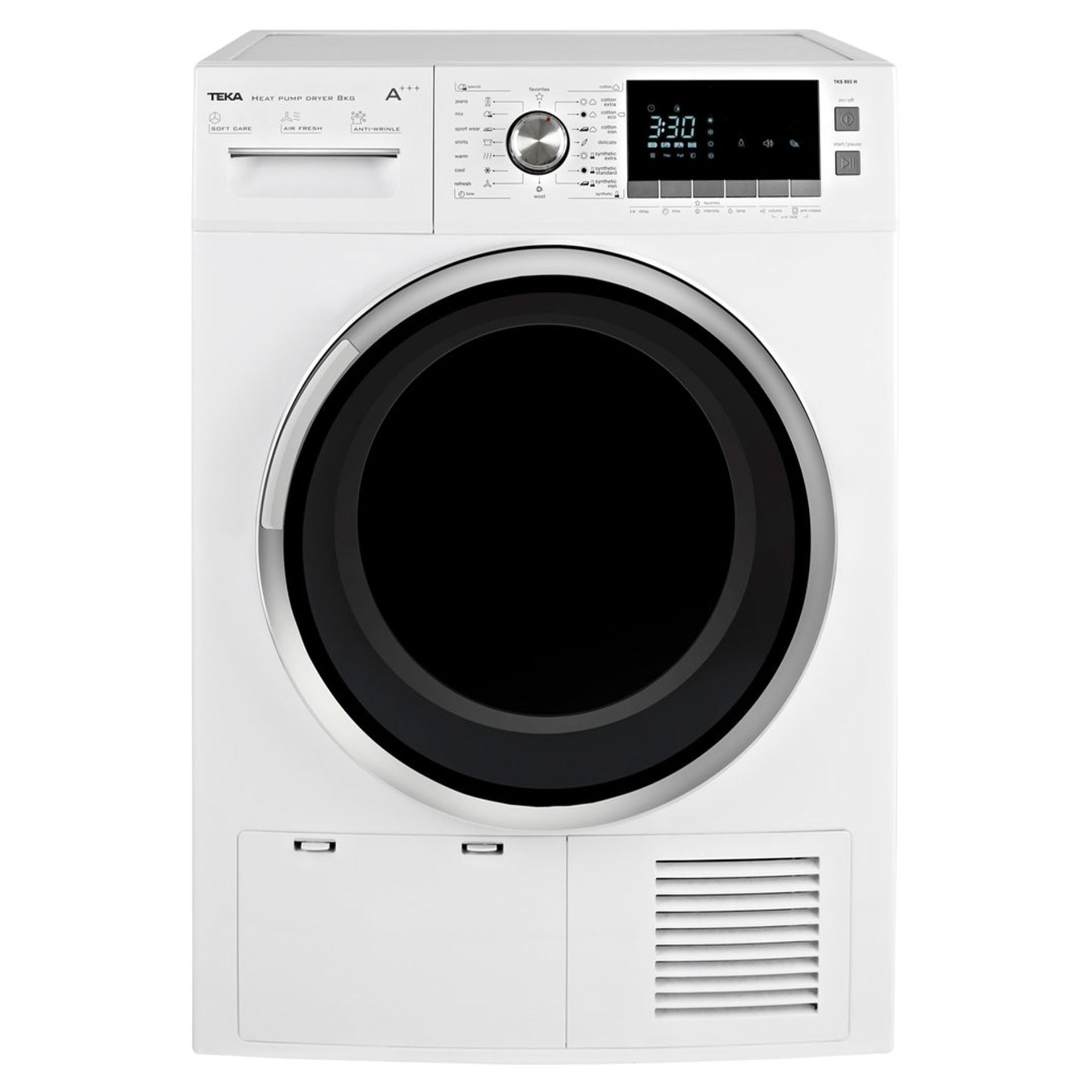 Secadora TKS 893 H A+++ de condensación por bomba de calor con capacidad de 8Kg
