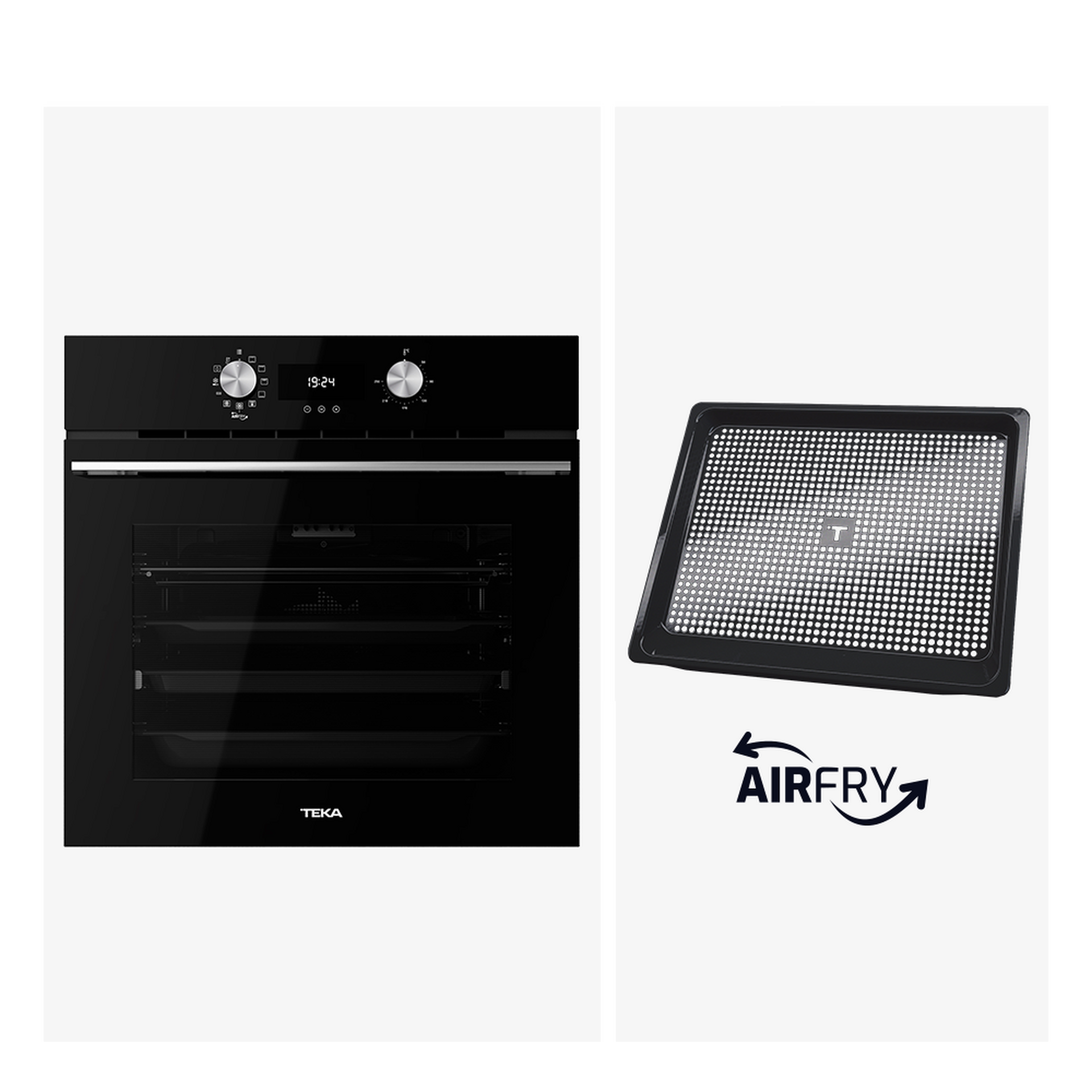 Horno AirFry HLB 8416 con función especial y bandeja perforada para freír en el horno (1)