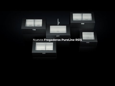 Fregadero Be Linea RS15 34.40 bajo encimera con una cubeta de 34 cm y SilentSmart (4)