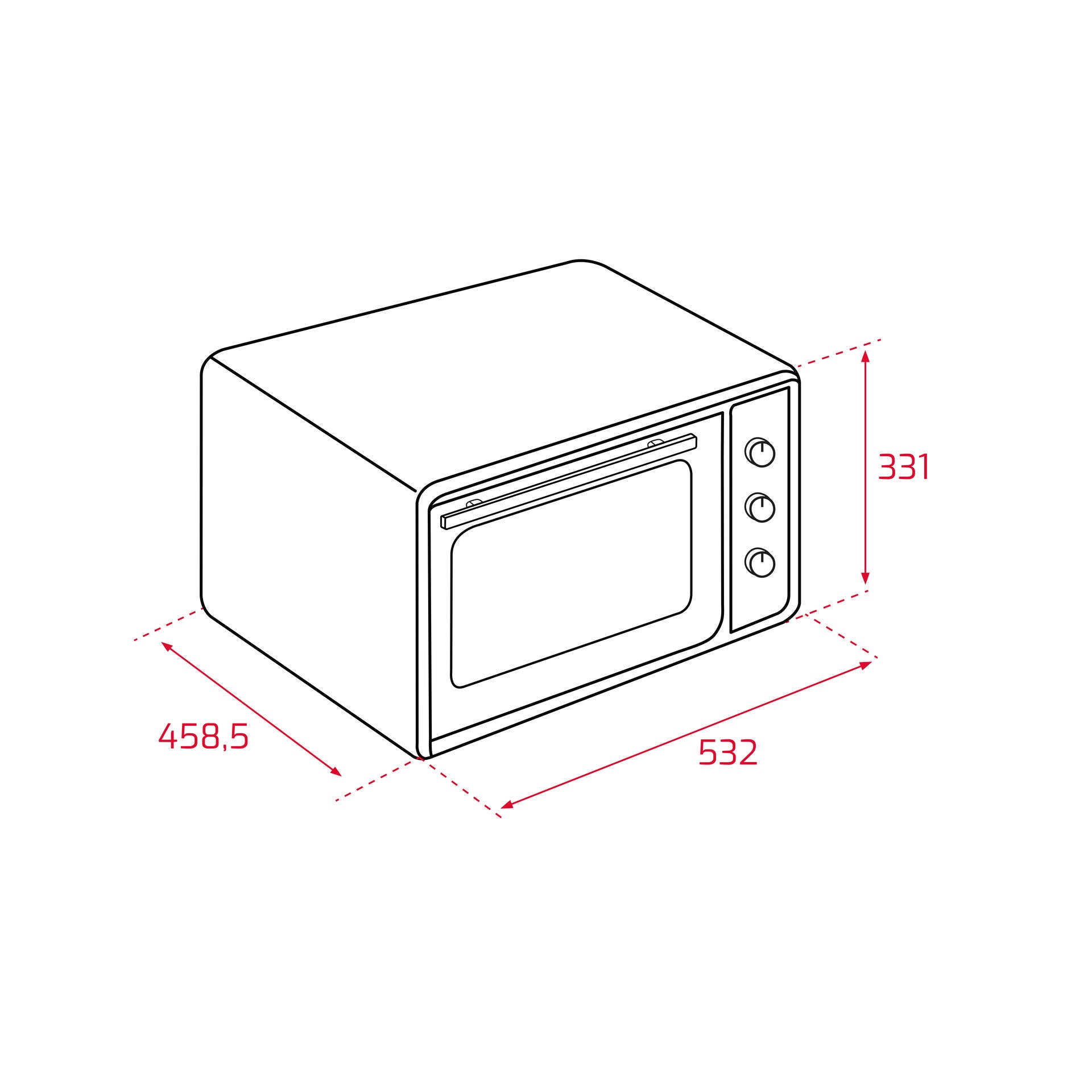 Horno de sobremesa GrandChef FSO 424 con grill y 4 funciones de cocinado (2)