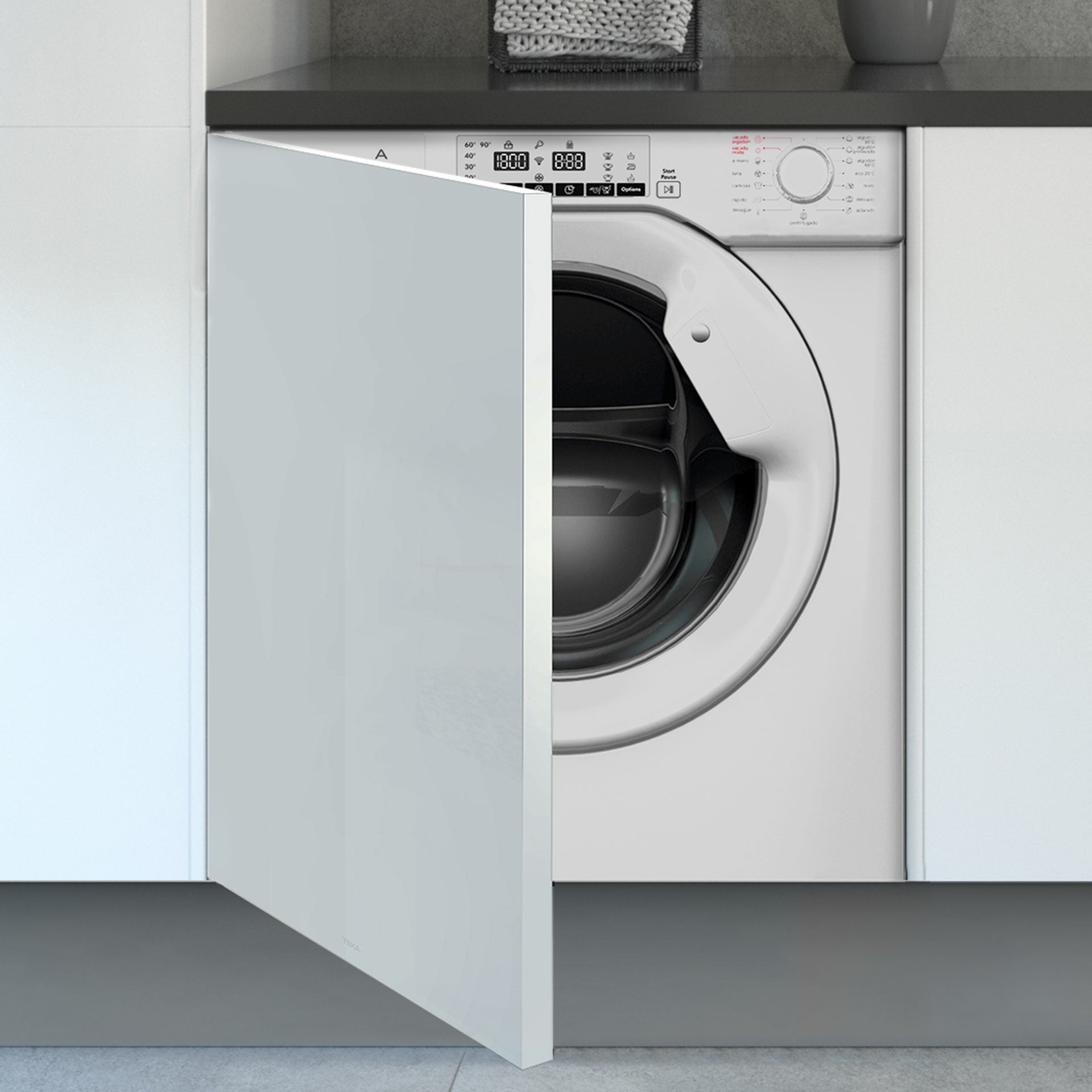 Lavadora-secadora integrable LSI5 1481 A de 8kg de capacidad de lavado y 5kg de secado (1)